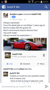 car detailing review facebook