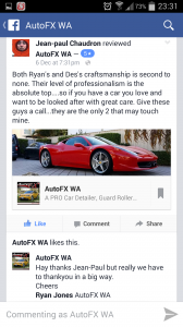 car detailing review on facebook