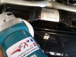 Porsche GT2 During Paint Correction