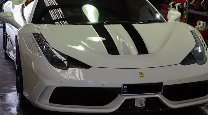Car Detailing on a Ferrari SP with ChemGuys