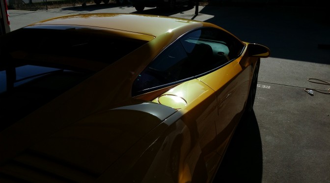 Gallardo with Black Light – Car Detailing Perth